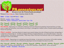 Tablet Screenshot of pagenealogy.net